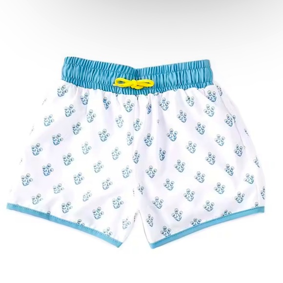 Edgehill Collection x Sun House Children's Talmadge Floral Swim Trunks - Picture 1 of 7